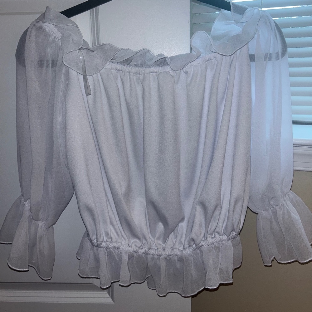 White Spirit Halloween Pirate Top